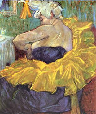  Henri  Toulouse-Lautrec Clowness Cha-u-Kao Sweden oil painting art